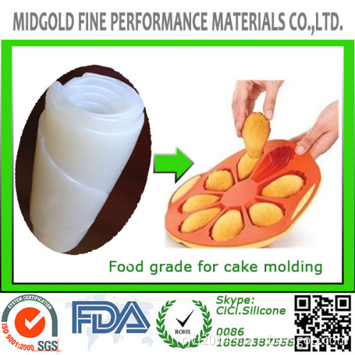 Food grade silicone rubber for kitchenware and bakeware
